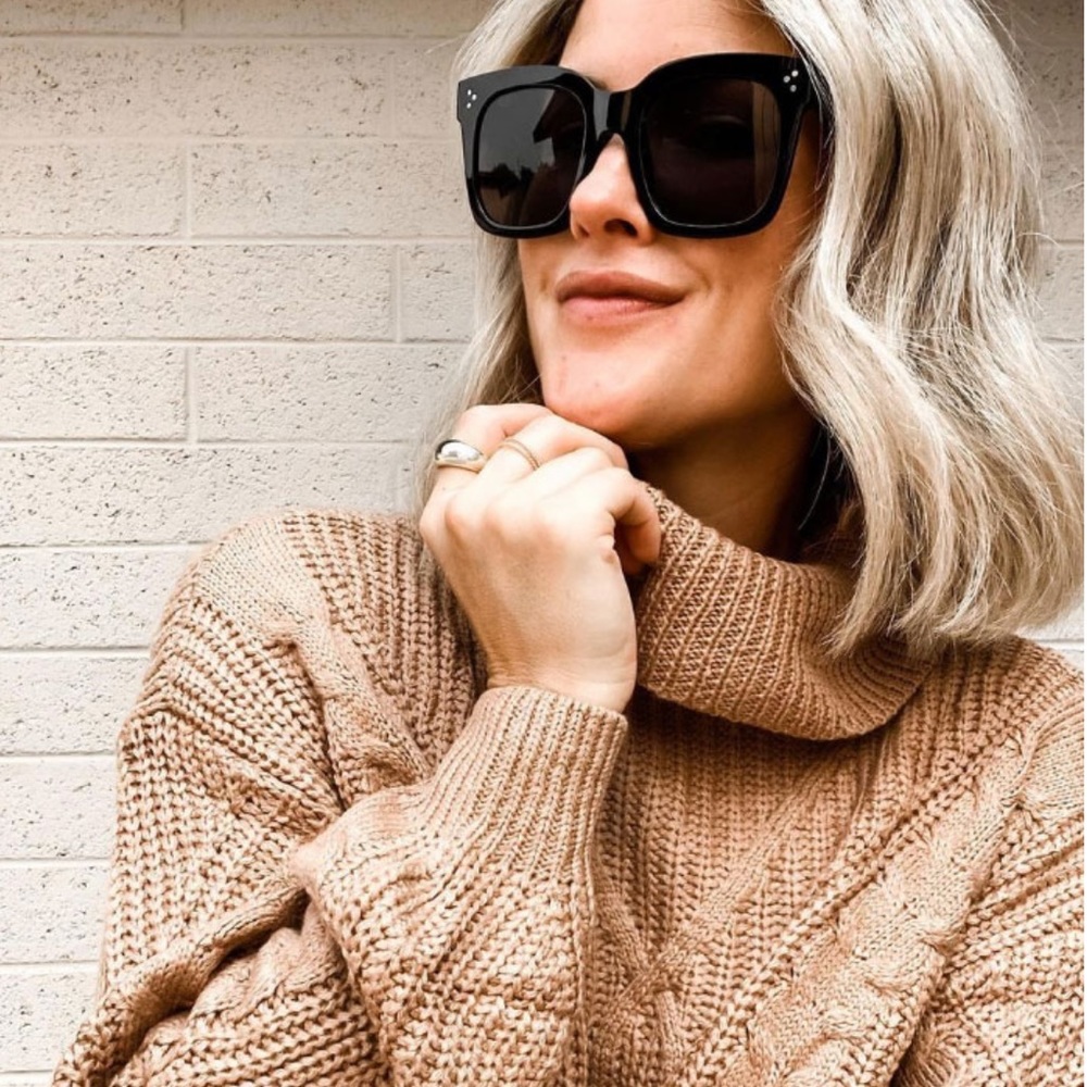 2 Pairs Oversized zeroUV Glasses